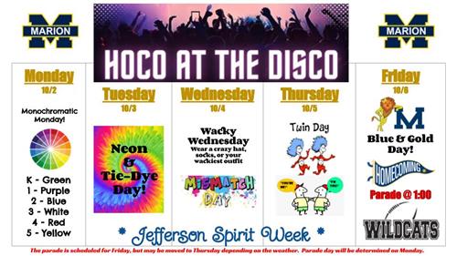 Homecoming Spirit Week